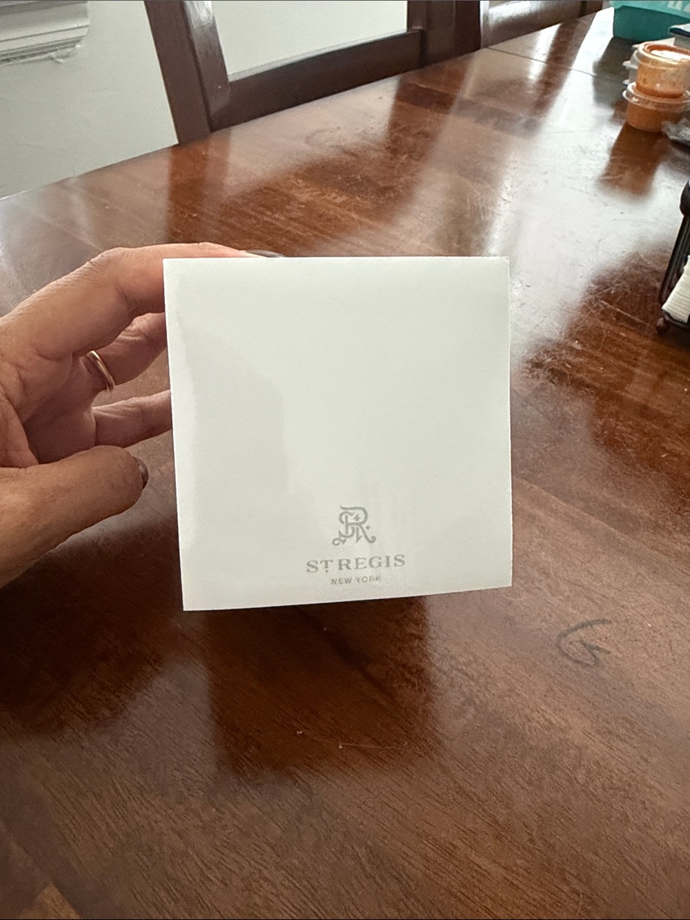 St Regis NY post it stationary